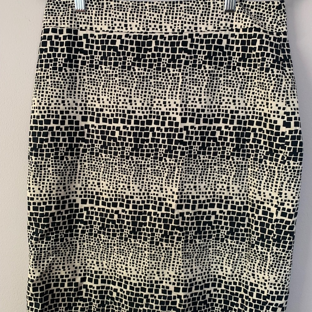 Black and white skirt